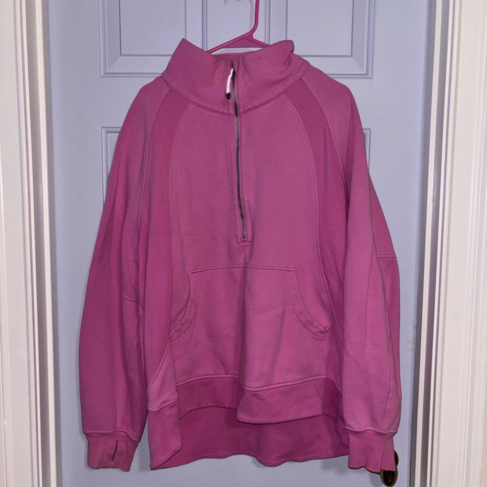 lululemon athletica Purple Half-Zip Sweatshirt